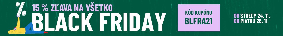 Black Friday zľava 15 % na všetko