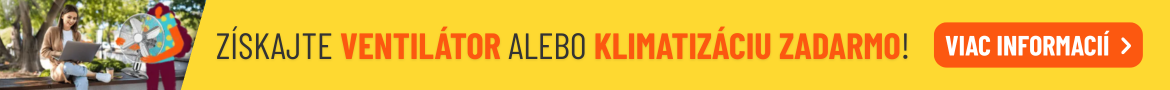 Léto 2025 - získejte ventilátor, či klimatizaci zdarma