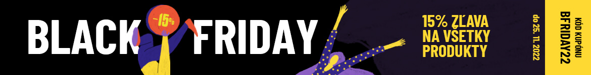 Black Friday zľava 15 % na všetko