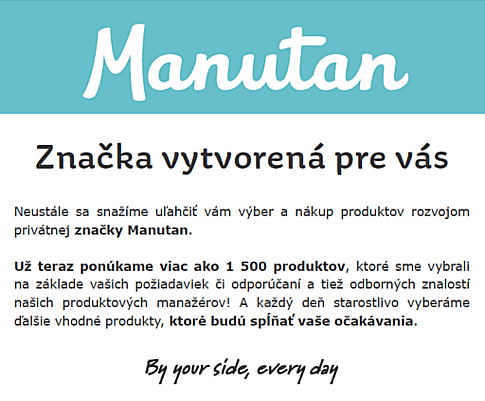 Značka Manutan pre vás