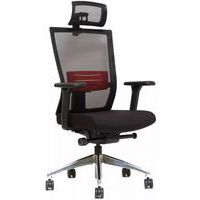 Kancelárska stolička WINDY, čierna/červená