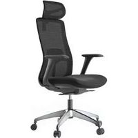 Kancelárske stoličky WISDOM, čierny plast