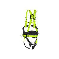 Bezpečnostný postroj P-50, čierno-žltý (Hi-vis)