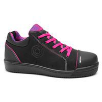 Margot Shoe S3 SRC, čierna/fuchsiová