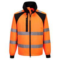 WX2 Eco Hi-Vis bunda do dažďa, čierna/oranžová