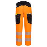 DX4 Hi-Vis servisné nohavice, čierna/oranžová