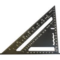 TOPTRADE trojuholník tesársky, hliníkový, 180 mm