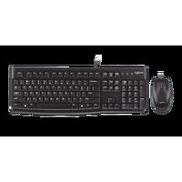 Súprava klávesnice a myši Logitech MK120, CZ/SK, čierna