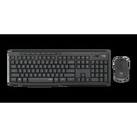 Súprava bezdrôtovej klávesnice a myši Logitech MK295 Silent Wireless, CZ/SK, čierna