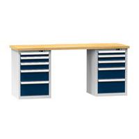 Dielenské stoly KOMBI OM4715, 1500 x 700 x 880 mm, MULTIPLEX