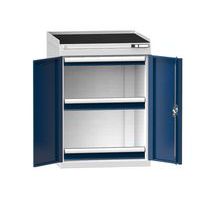 Strojové skrine ZDS3, 3 zásuvky, 1010 x 731 x 620 mm, sivá