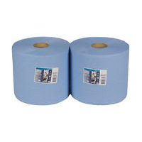 Priemyselné papierové utierky Tork Advanced 430 Blue 2-vrstvové, 500 útržkov, 2 ks