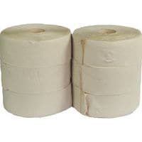 Toaletný papier Jumbo 1-vrstvový, 24 cm, 200 m, 45 % biela, 6 kotúčov