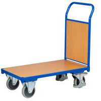 Plošinový vozík s držadlom s plnou výplňou, do 400 kg
