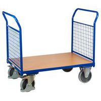 Plošinové vozíky s dvoma držadlami s mrežovanou výplňou, do 500 kg
