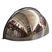 Priemyselné parabolické zrkadlá Manutan, štvrťgule