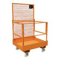 Skladacie pracovné klietky na vysokozdvižný vozík, rozmery 100 x 120 cm