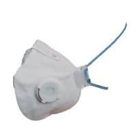 Skladací respirátor s ventilom, stupeň ochrany FFP2, 10 ks