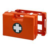 Plastový kufor prvej pomoci so stenovým držiakom, 25 x 33,5 x 12,3 cm