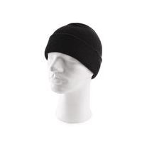 Pletená čiapka akrylová čierna