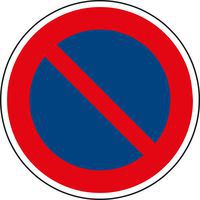 Dopravná značka Zákaz státia (B29)