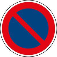 Dopravná značka Zákaz státia (B29)