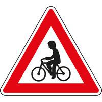 Dopravná značka Cyklisti (A19)