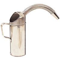 Odmerka z bieleho plechu s flexibilnou kovovou hubicou - Pressol