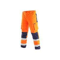 Pánske reflexné nohavice CARDIFF, zimné, oranžové