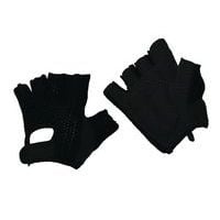 Bavlnené rukavice Manutan Expert s terčíkmi, čierne