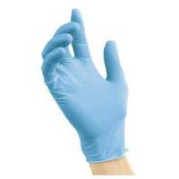 Jednorazové nitrilové rukavice Manutan Hefty, modré