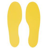 Signalizačné podlahové označenie - stopy, 30 x 10 cm, 10 ks