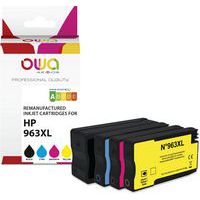 Repasovaná atramentová kazeta HP 963XL, 4 farby