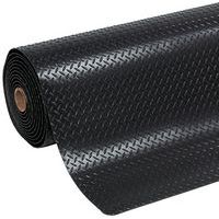 Cushion Trax protiúnavové priemyselné rohože s diamantovým povrchom, čierne, šírka 122 cm