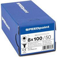 Skrutky do dreva so zapustenou hlavou Speedpoint TX ø 8 mm