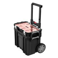 Mobilný kufor na náradie Curver Connect Cart s organizérom, 12 priehradiek