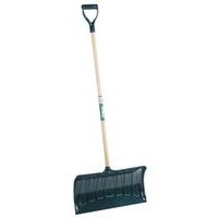 Plastové hrablo s drevenou násadou, šírka 53 cm