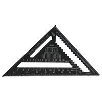 TOPTRADE trojuholník tesársky, hliníkový, 300 mm