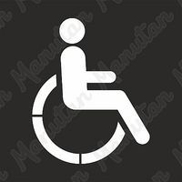 Vodorovné označenie – Šablóna vozičkár