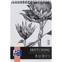 Blok krúžkový Oxford Sketching A3, s hornou špirálou, 120 g/m²