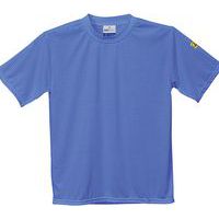 Tričko s krátkym rukávom Anti-Static ESD, modrá
