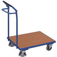 Plošinové vozíky s madlom a ručnou brzdou, do 250 kg, 94,5 x 60 x 101,5 cm