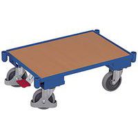 Transportné plošiny, do 250 kg, hrana 10 mm, 67,5 x 41,5 x 23,5 cm