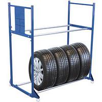 Stojany na pneu, 2 poschodia, do 300 kg, 120,5 x 75 x 132,5 cm