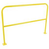 Kovové zábrany Manutan Expert, dĺžka 150 cm, priemer 38 mm