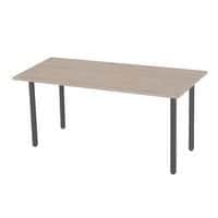 Kancelárske stoly Standard, rovné vyhotovenie, dub
