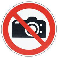 Zákazové značenie Manutan Expert - Zákaz fotografovania, hliník, 200 mm