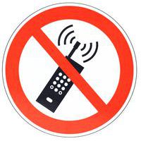 Zákazové značenie Manutan Expert - Zákaz používania mobilných telefónov, hliník