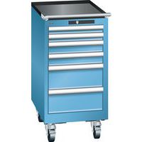 Mobilné dielenské zásuvkové skrine Lista, 6 zásuviek