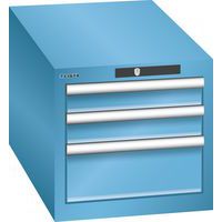 Dielenské zásuvkové skrine Lista, 3 alebo 4 zásuvky, 411x725x383 mm